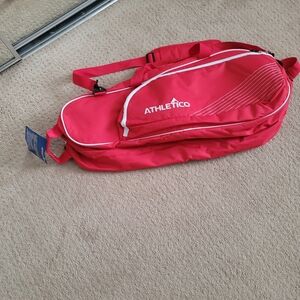 Athletico Red Sports Duffel Bag